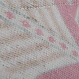 Decorative soft muted color turkish oushak rug, living room rug 5'11'' x 7'3''