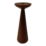 Large teak candleholder from Anri Form, Italy, 1960s.