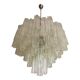Contemporary Champagne “Tronchi” Murano Glass Chandelier