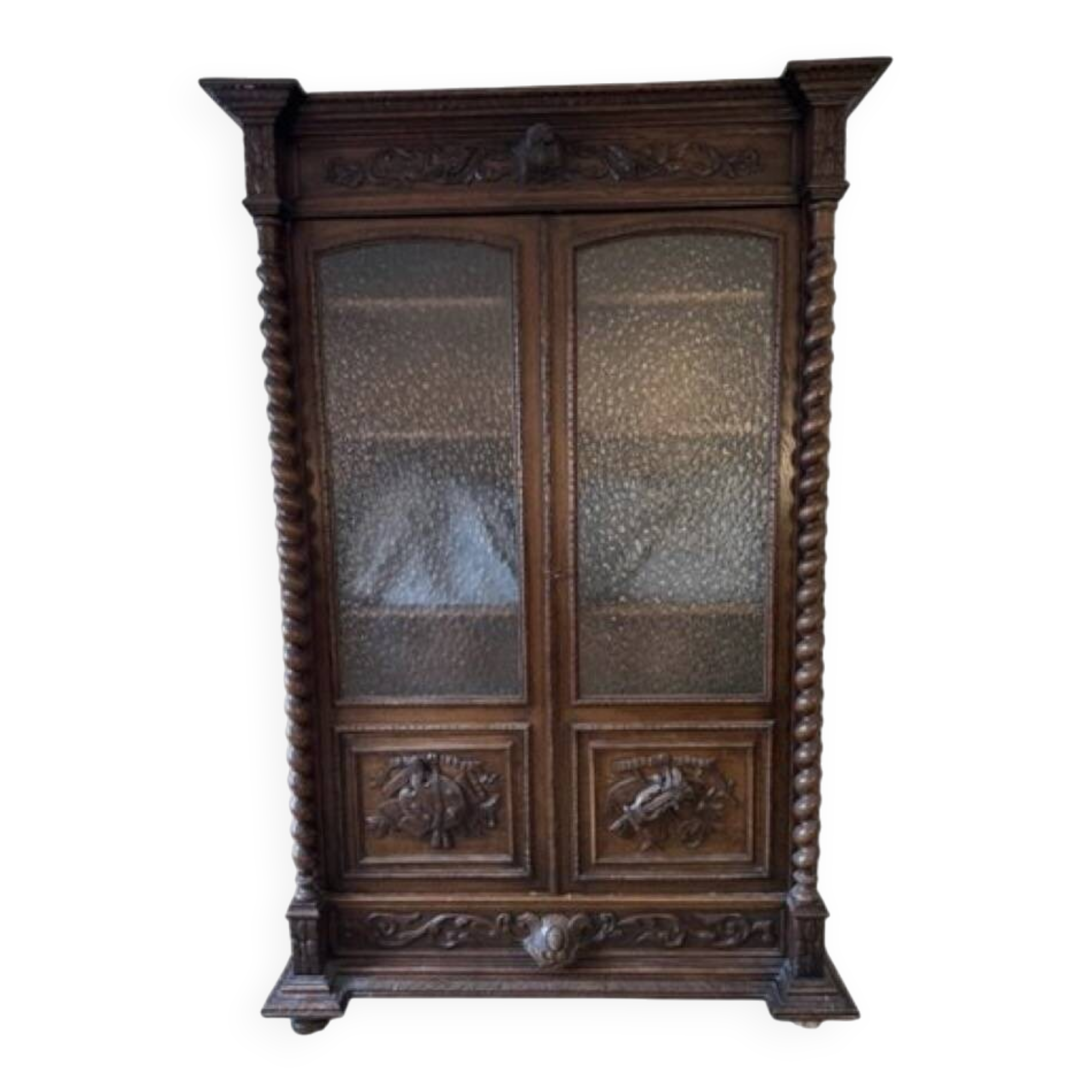 French Renaissance library Barley twist renaissance