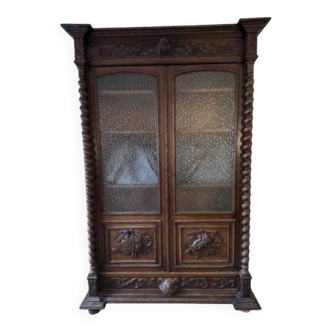 French Renaissance library Barley twist renaissance