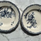 2 hollow plates Sarreguemines