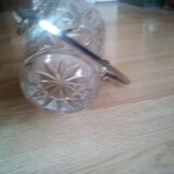 Glass ice bucket in good condition