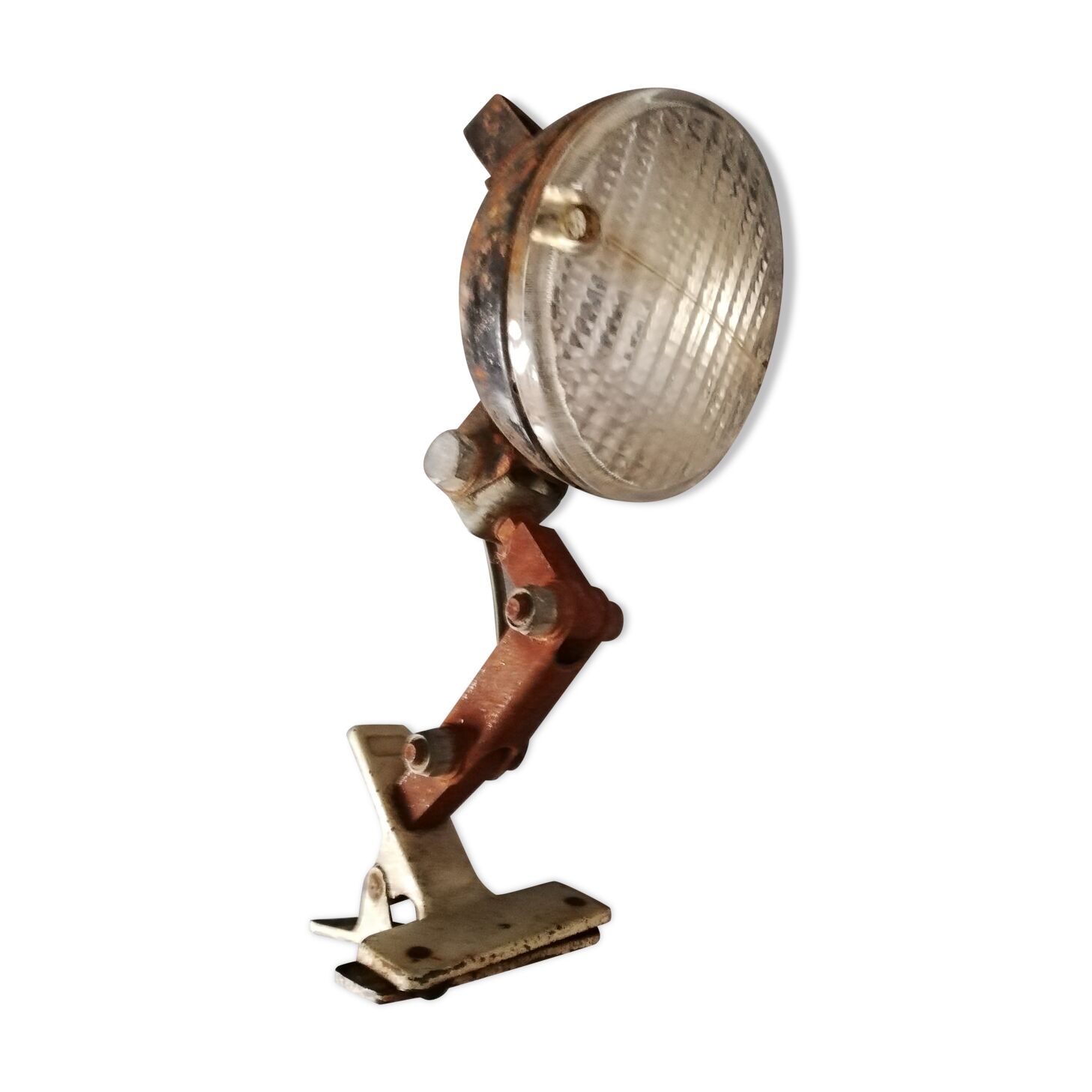 Workshop projector with clamp