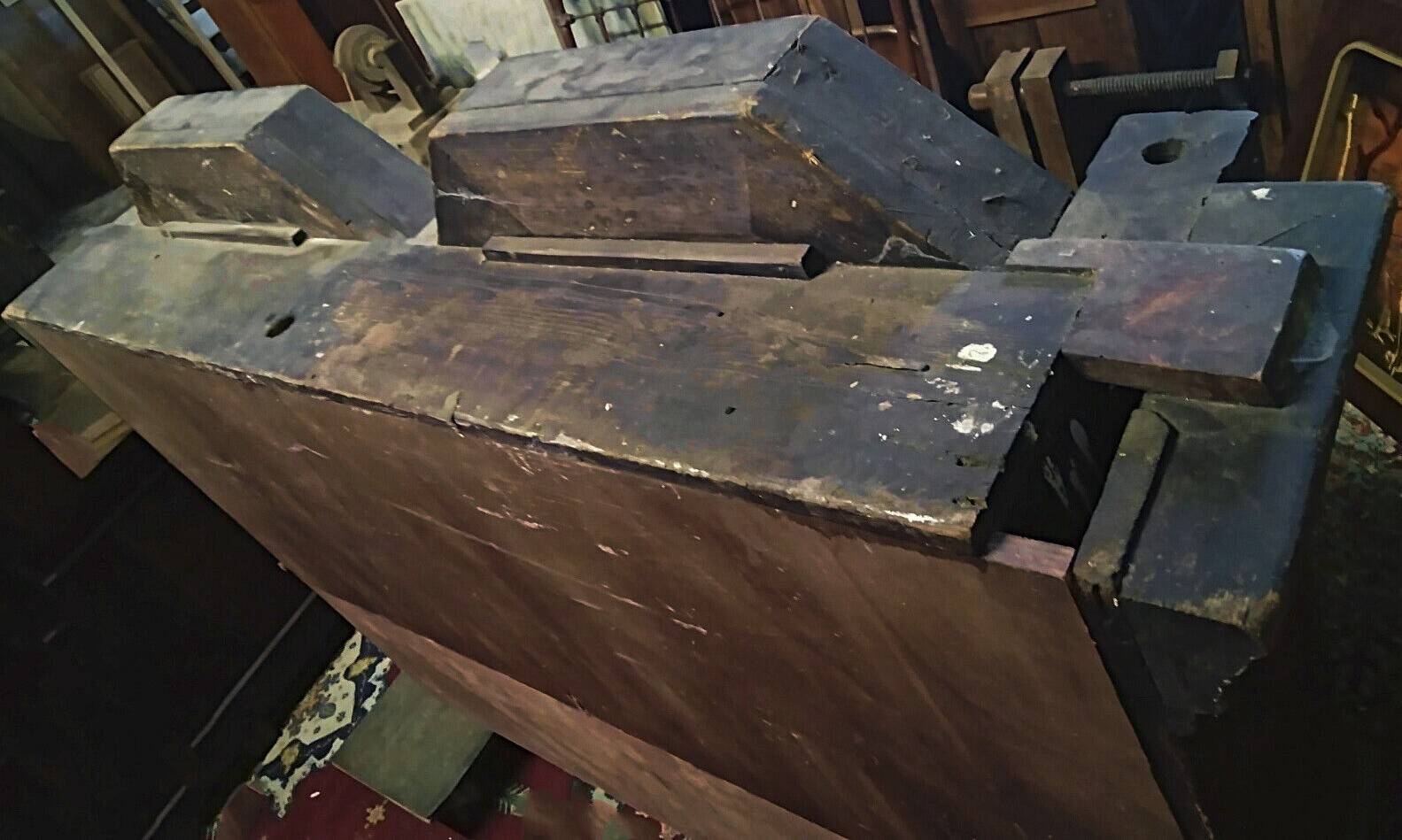 Empire style trade furniture bookcase in solid pine