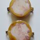 Duo of Vallauris bowls with handles