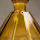 Art Deco Moser liqueur set in frosted orange glass
