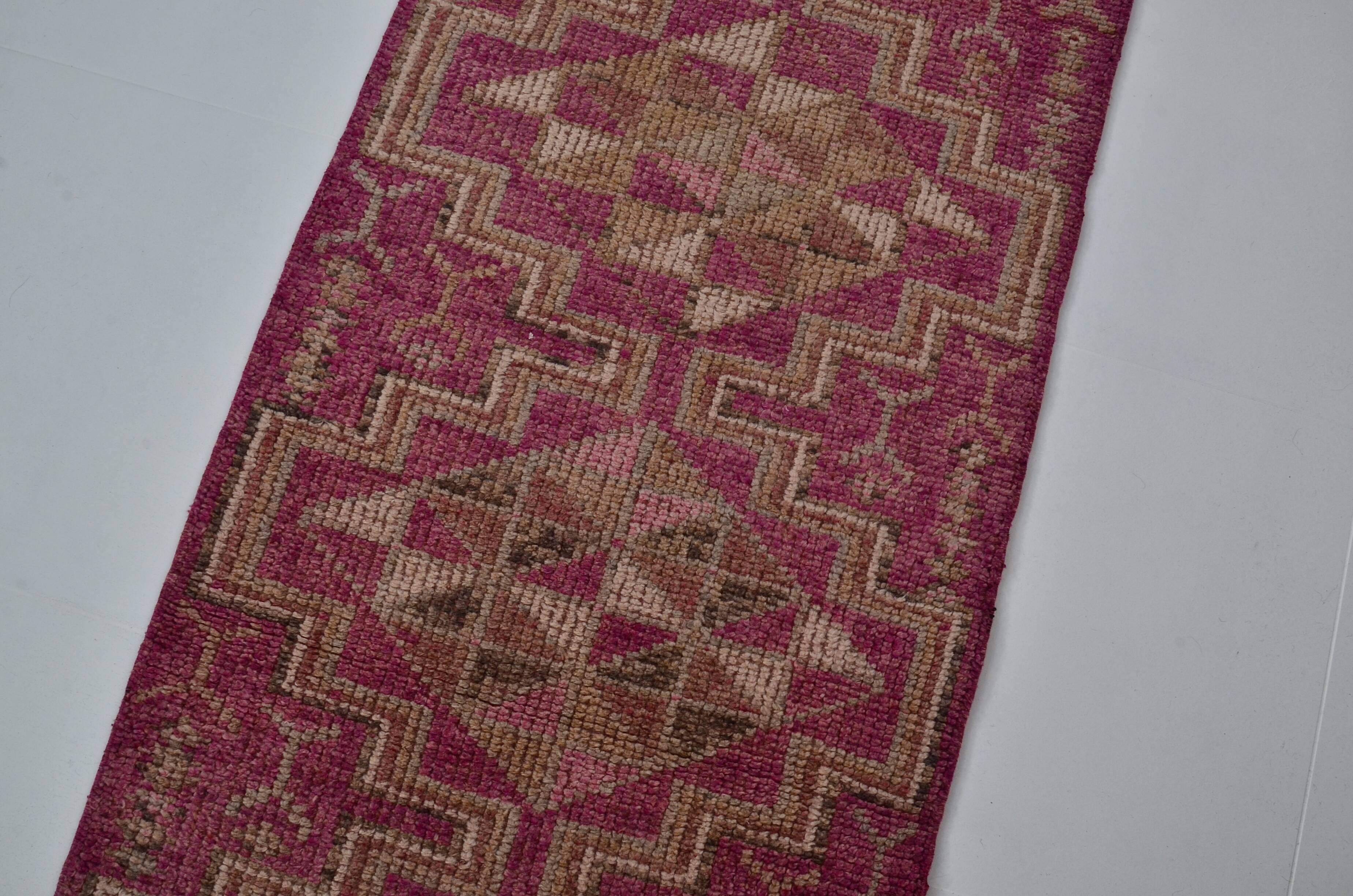 Geometric Vintage Anatolian Runner Rug sku 2174