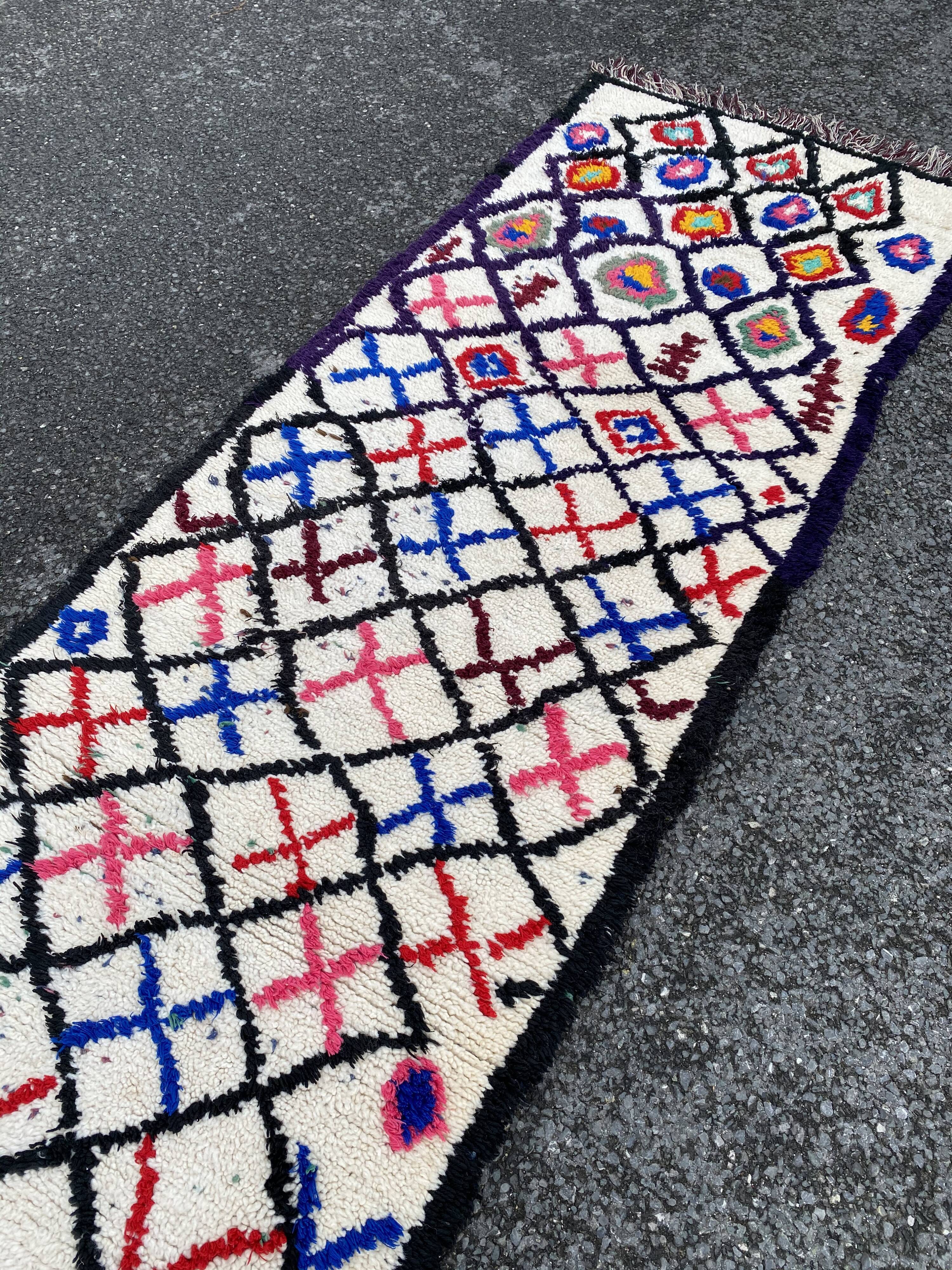 Azilal 80x245 cm corridor berber carpet