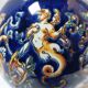 Pichet ventru Gien bleu modèle Renaissance