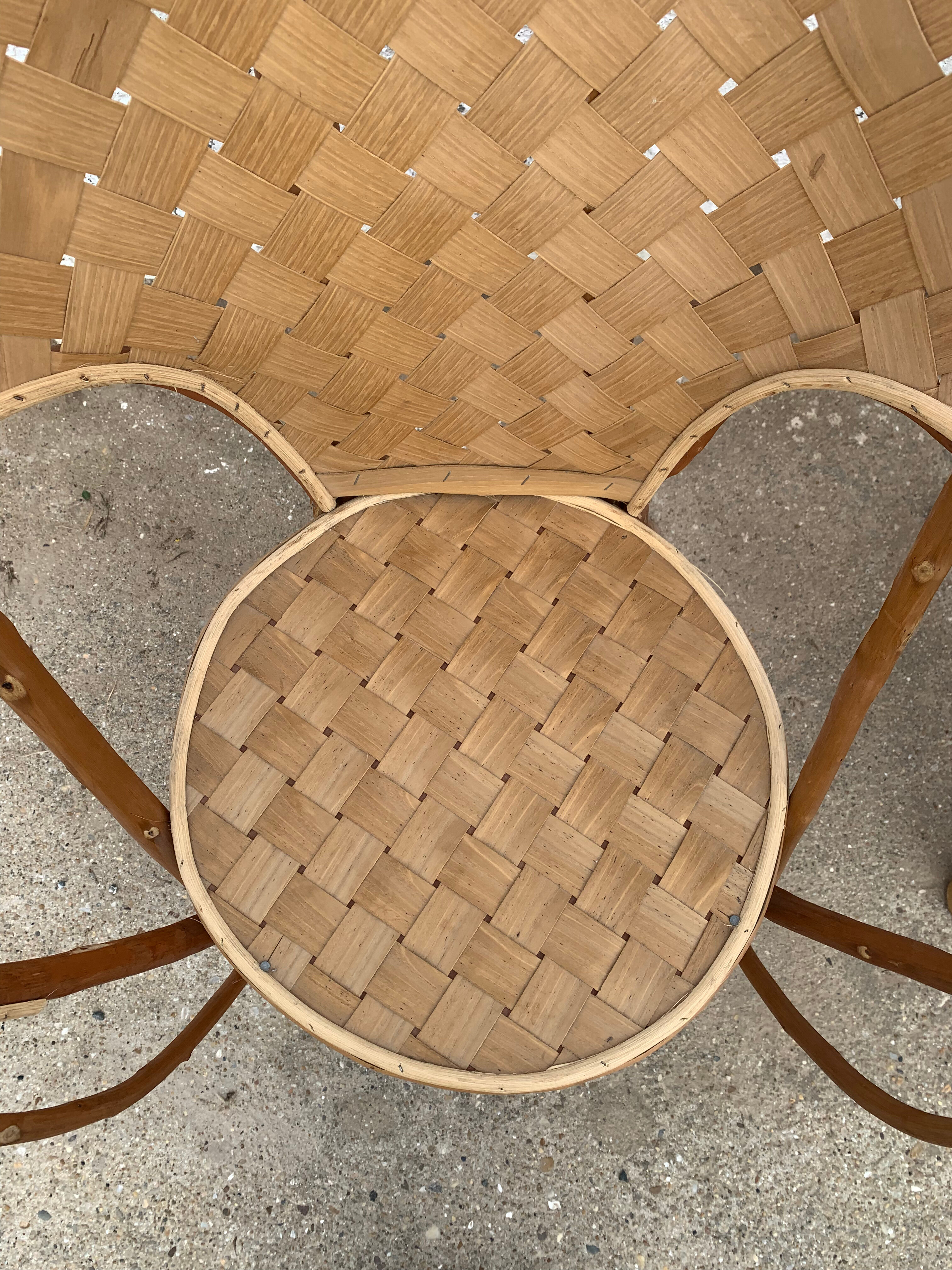 Chestnut armchairs (pair)