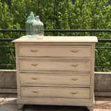 Old white patinated/cream dresser