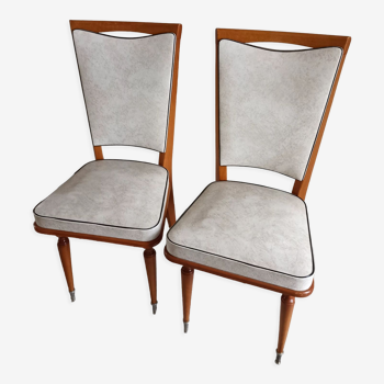 Pair of chairs Monobloc 50s