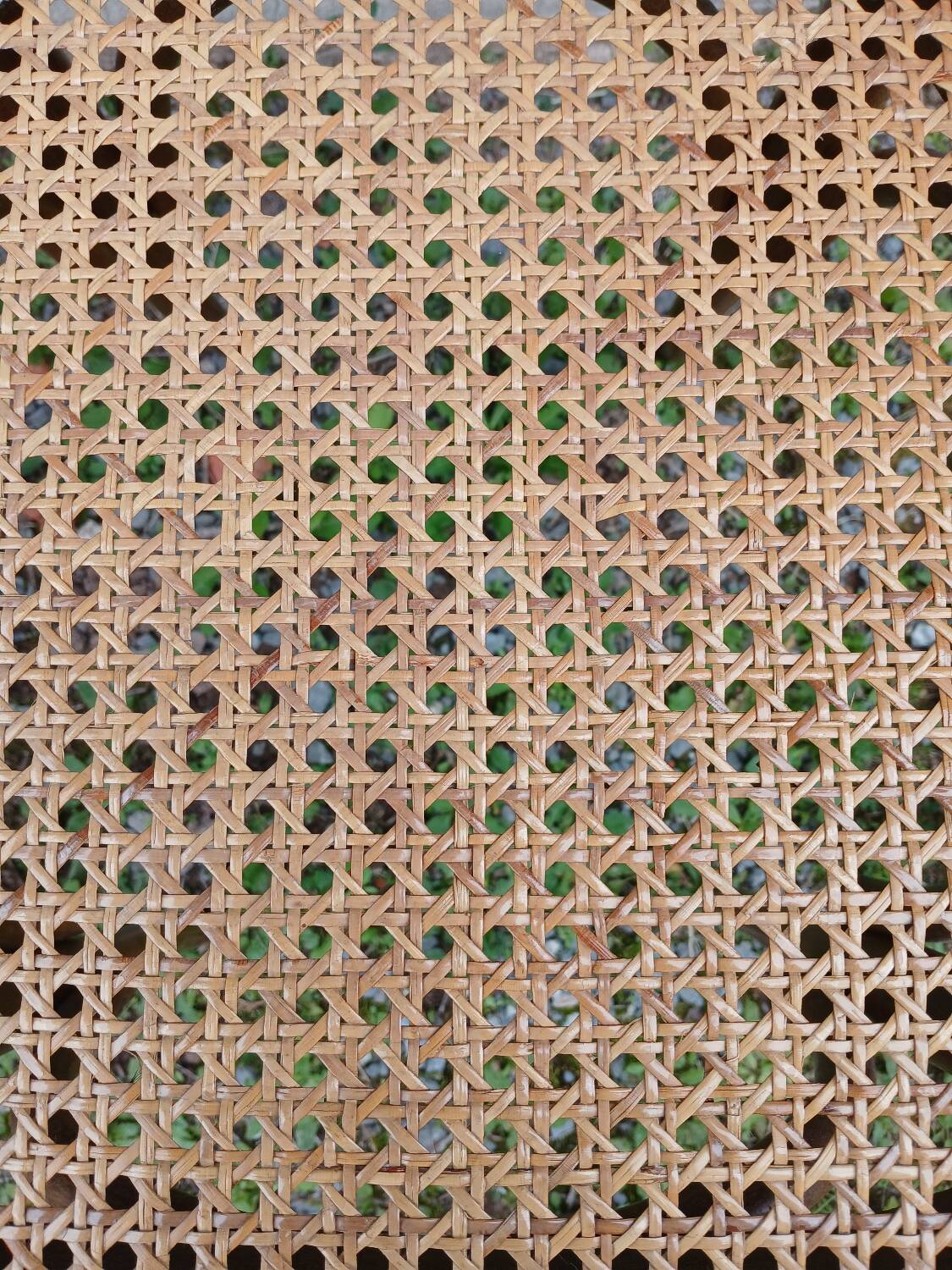 3 antique bistro chairs with canework