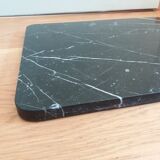 Black and white marble centerpiece top