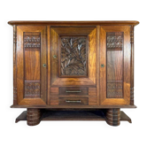 High Art Deco walnut buffet - 1930s period