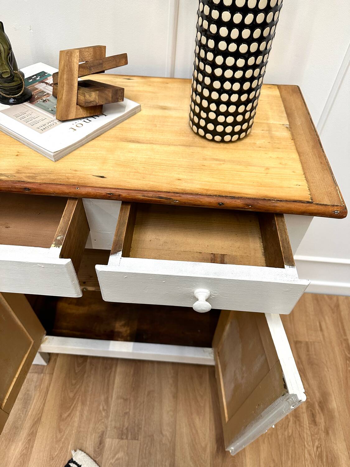 White Parisian sideboard