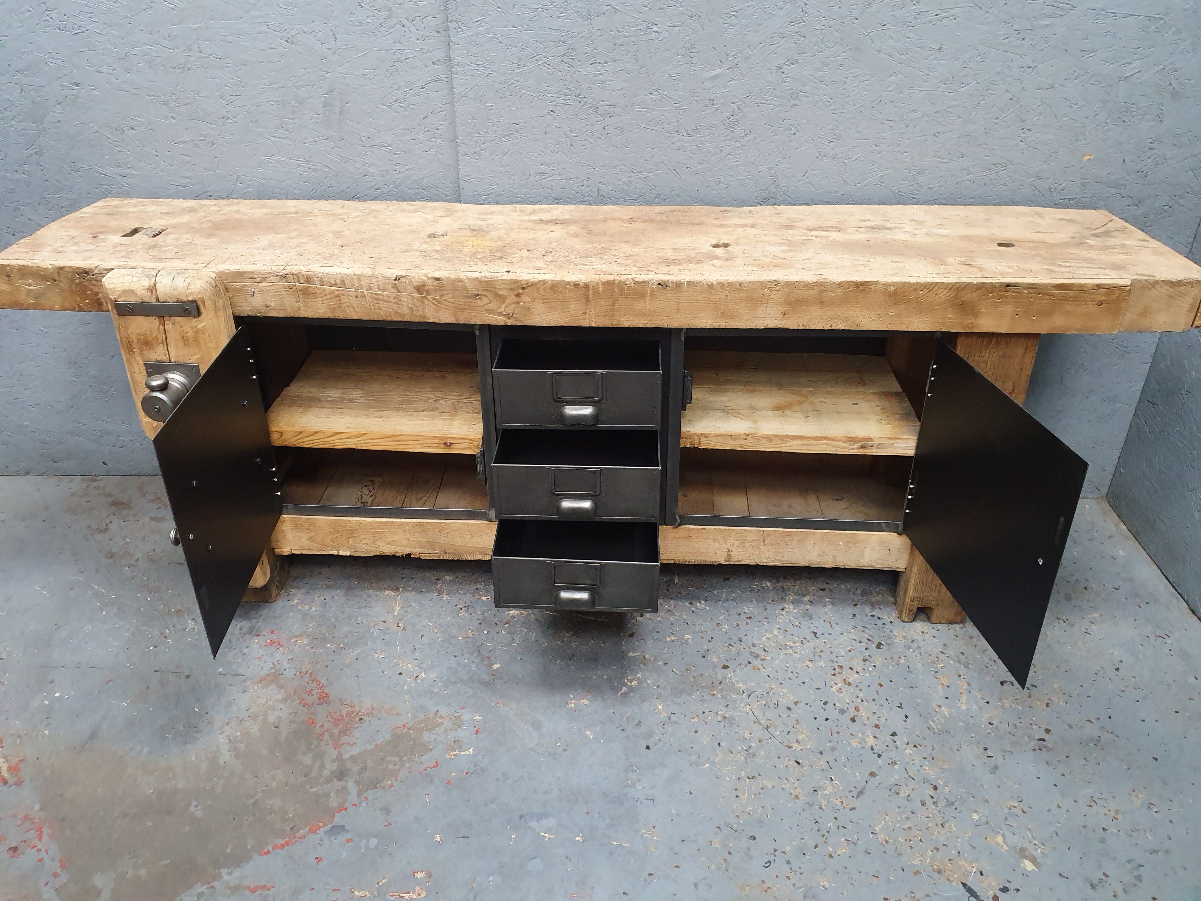 former established industrial elm and oak brass plate