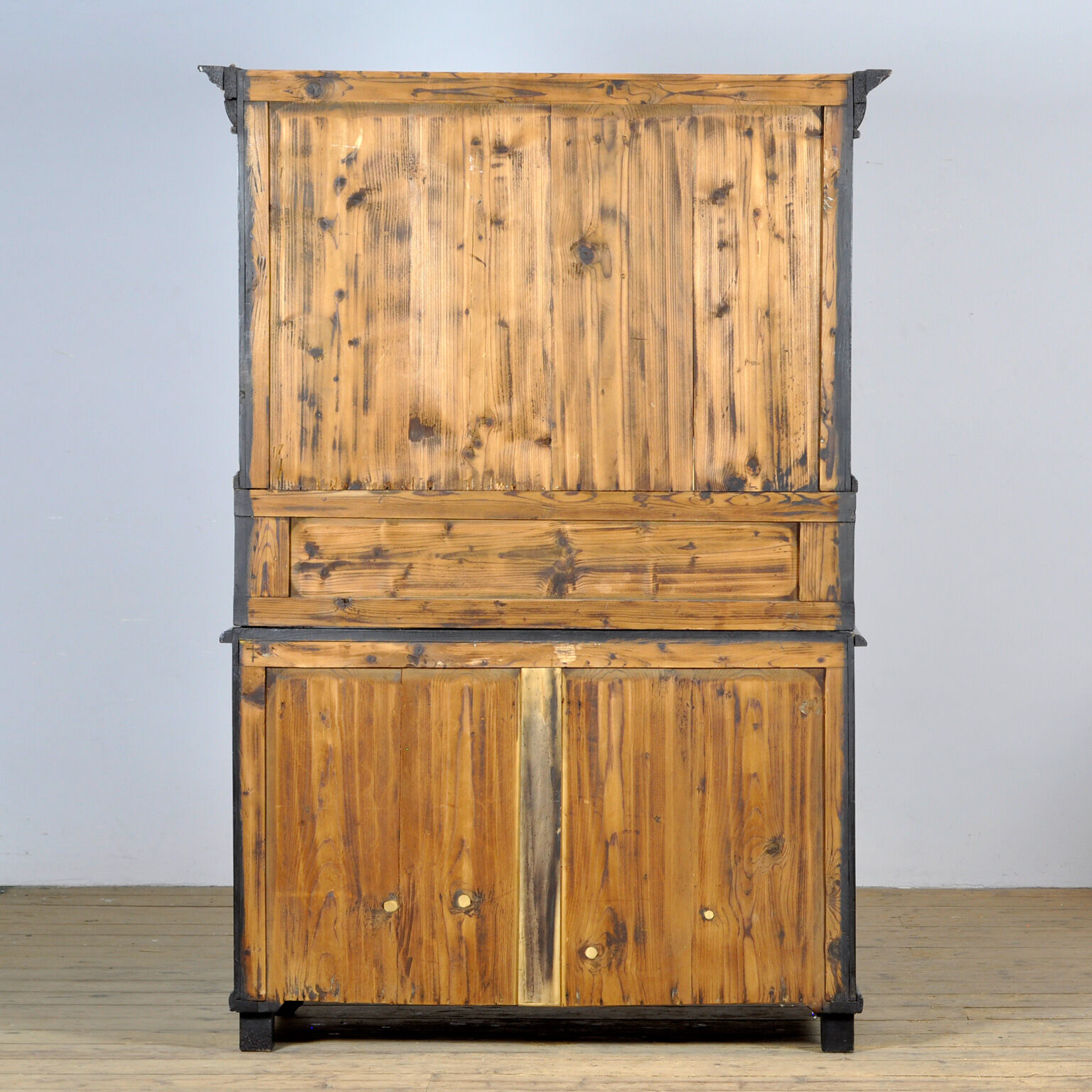 Solid Pine Kitchen Cupboard, 1900's