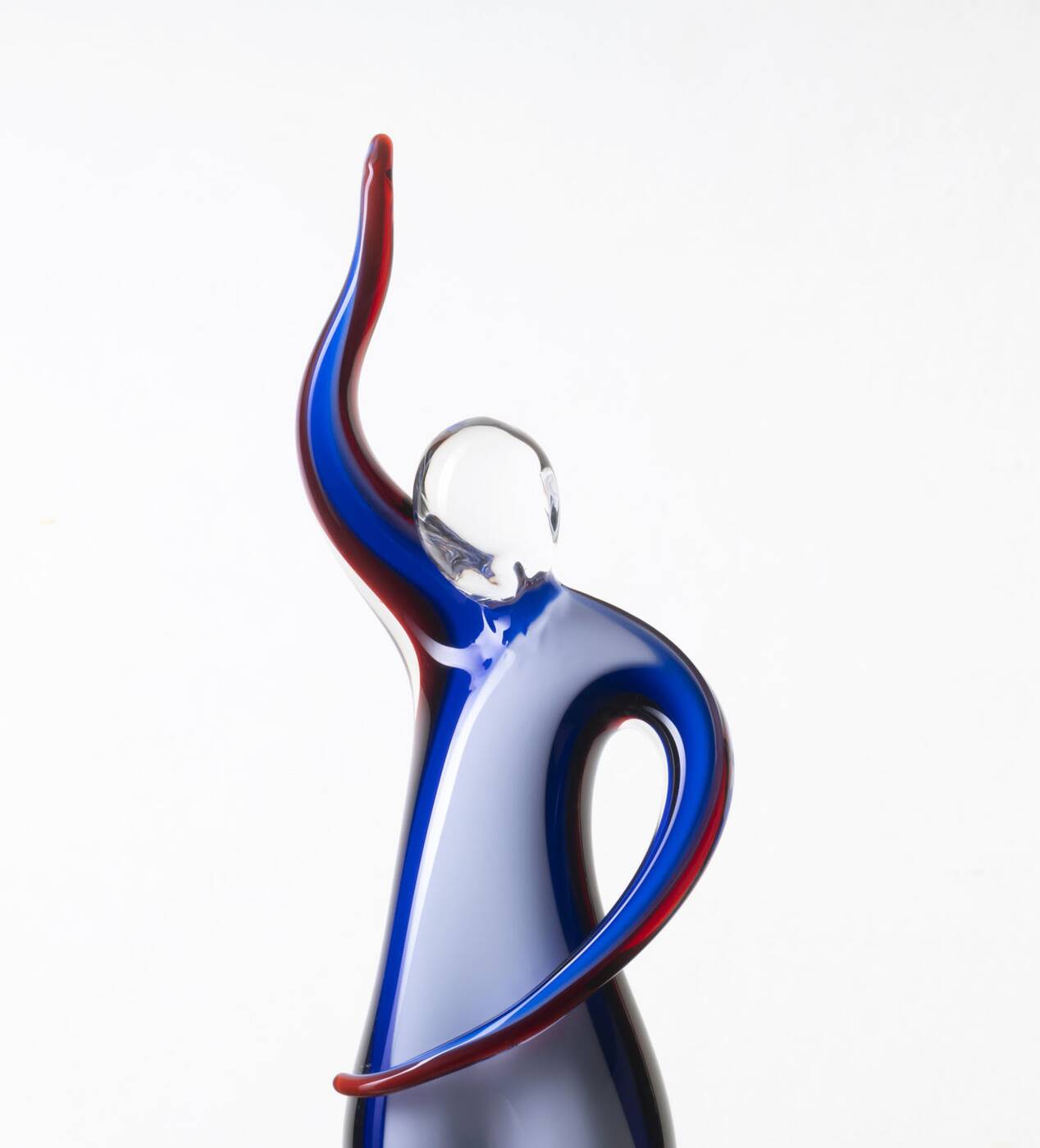 Modernist Glass Sculpture, 1970s–1990s, Czechoslovakia