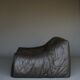 Amak Lounge Chair in brown leather by Annie Hieronimus for Cinna, 1980s