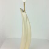 "Concorde" lamp vintage white ceramic 1960