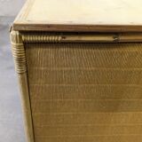 Enfilade en rotin design vintage