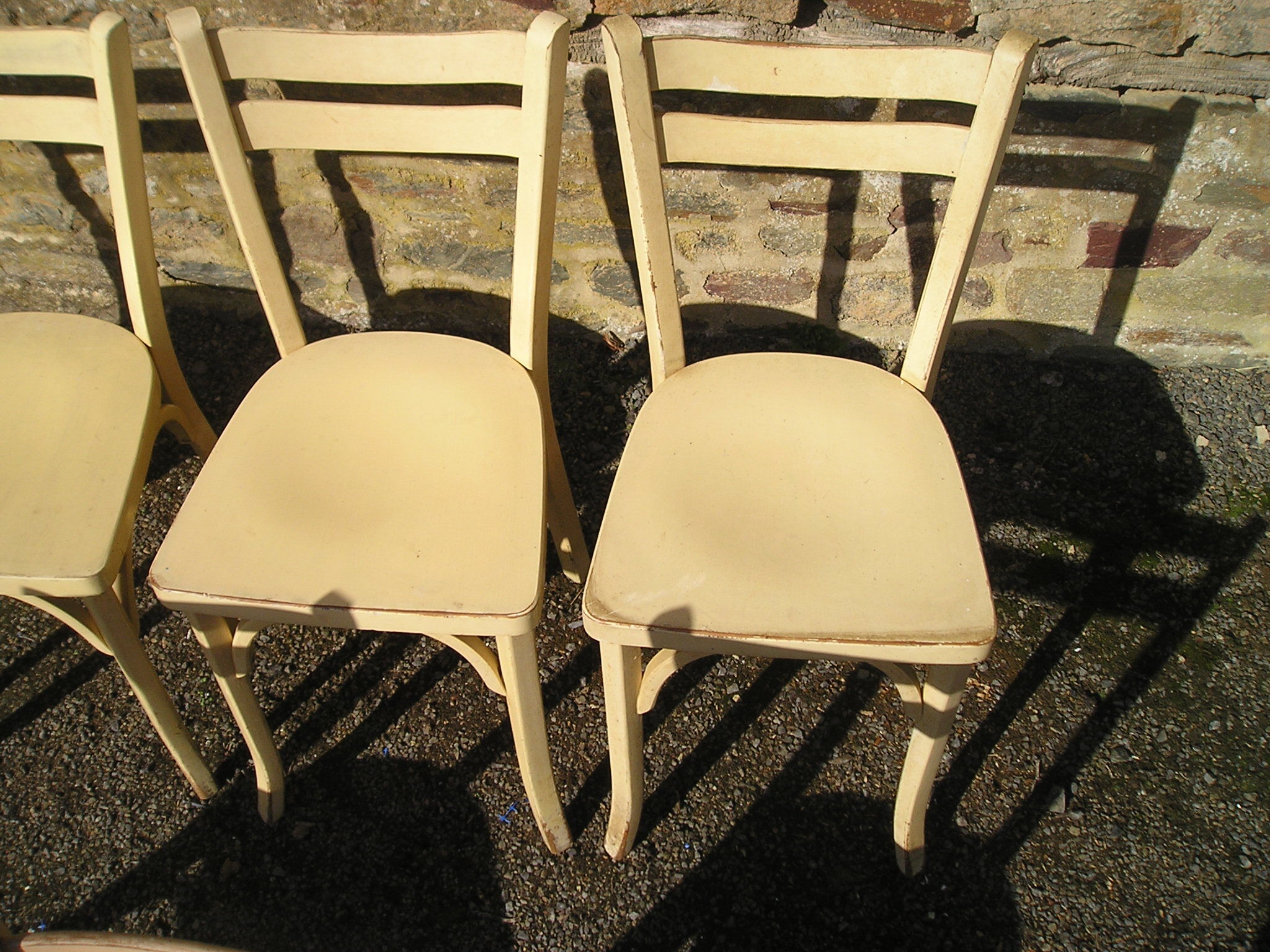 Set of 6 bistro chairs baumann 1960