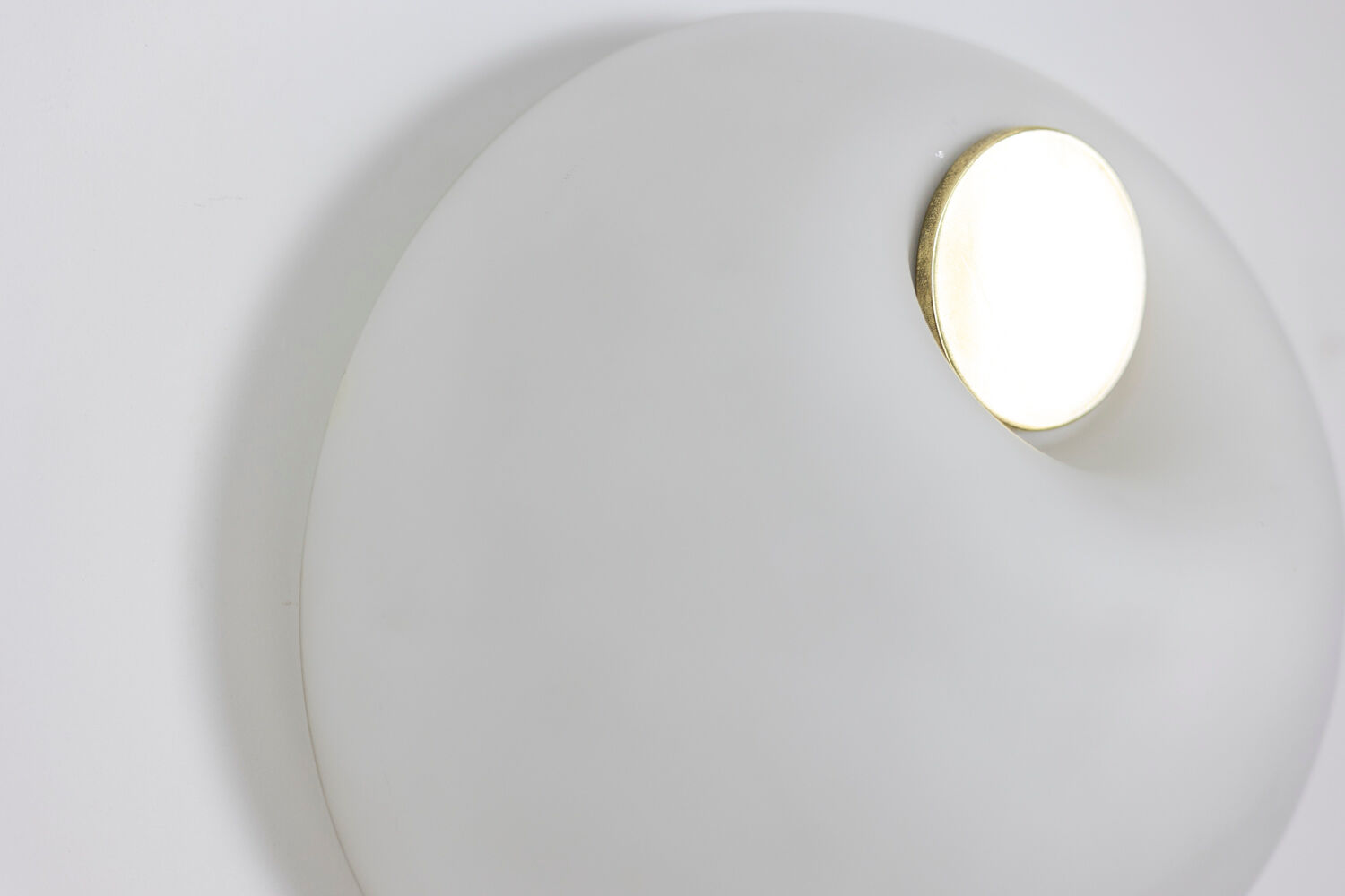Opaline wall lamp, 1970s