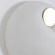 Opaline wall lamp, 1970s