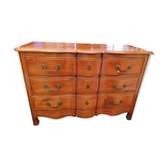 Commode arbalète a patine caramel