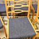 6 chaises scandinaves 1960