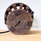 Pied de lampe en bois H56
