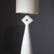 Kostka France large ceramic lamp post-modern design 1990s