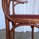 Fauteuil de bar de style Thonet Irish Pub / Siège en simili cuir rouge, milieu du siècle