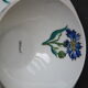 Set de 6 tasses et sous-tasses NBD Limoges enluminées à la main, motifs fleuris