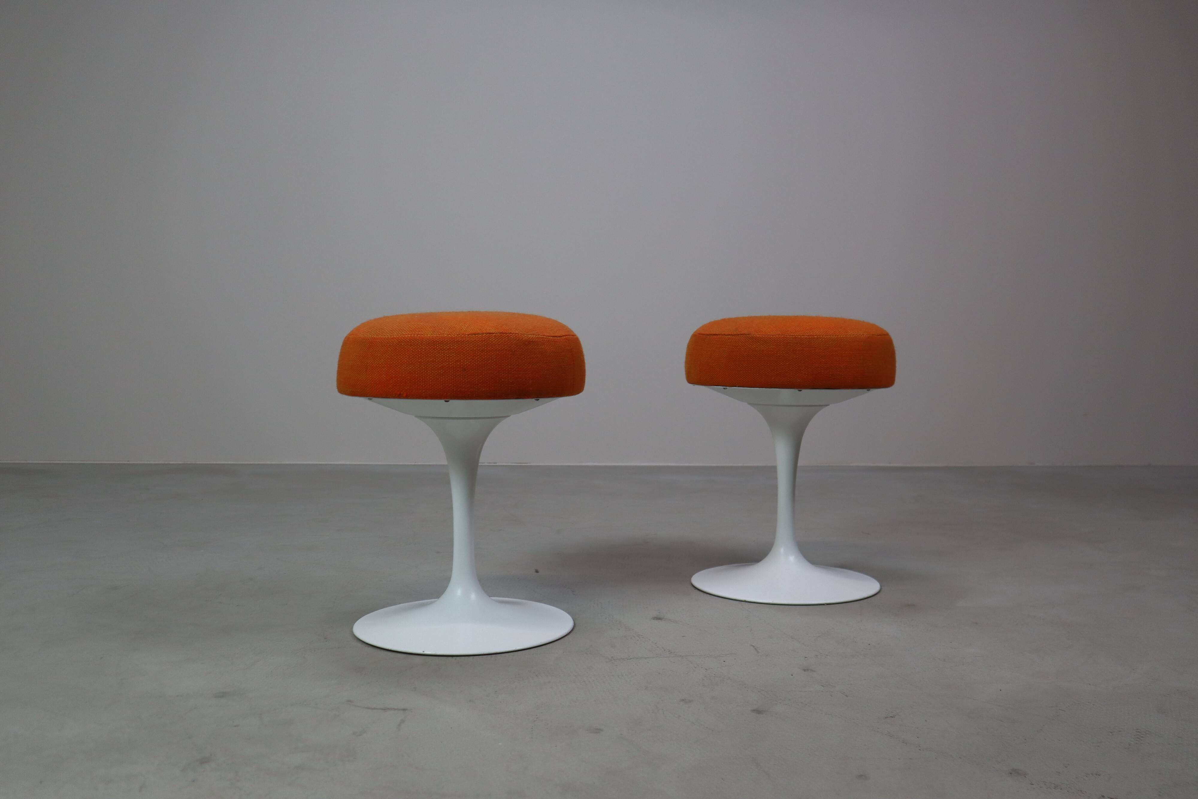 Pair of Eero Saarinen Tulip Stools for Knoll International