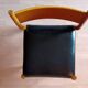 Italian Gessef chairs in light teak, Scandinavian design 1960.