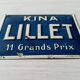Old Lillet advertising plaque
