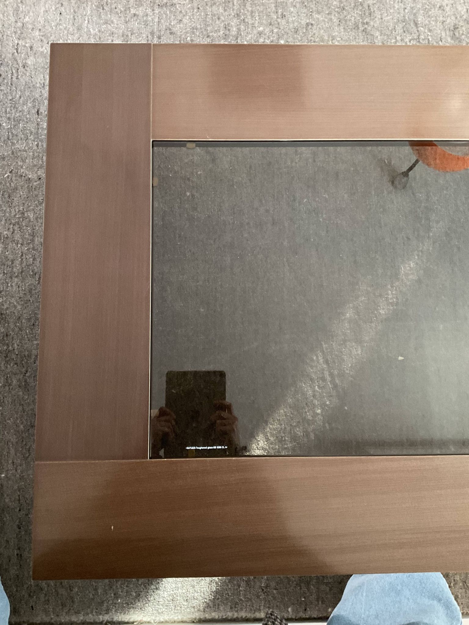 Table basse Italy en bois et verre