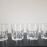 Set of 4 small glasses