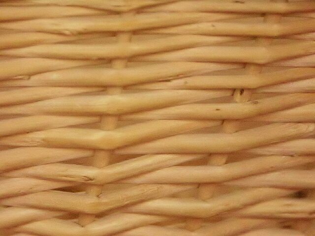 70s vintage wicker square basket