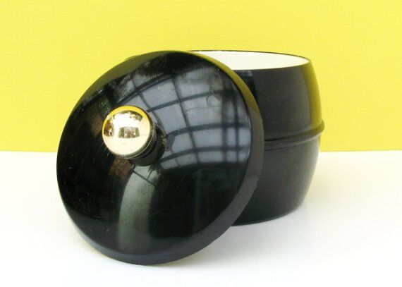 Ice bucket black and gold