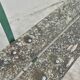 Old patinated garden bench 1950s