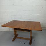 Small side table children's desk with flap