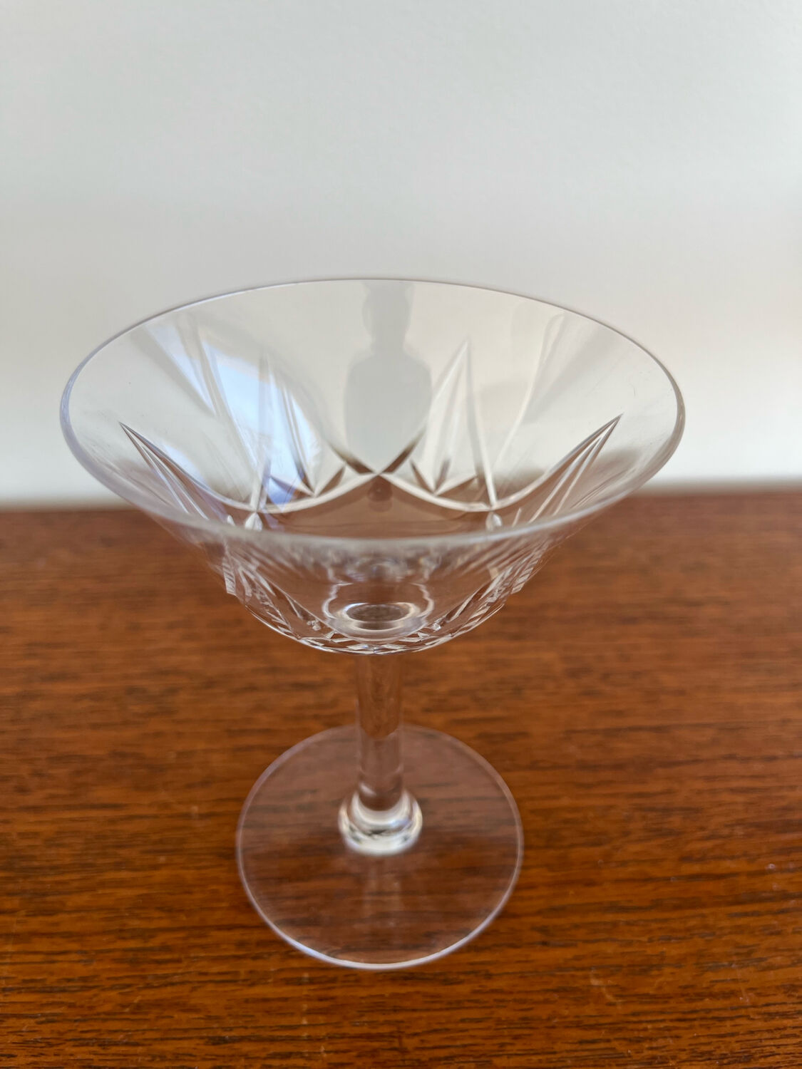 6 Crystal Champagne Coupes Saint-Louis Model Lasalle