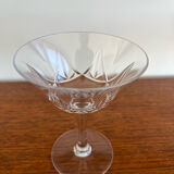 6 Crystal Champagne Coupes Saint-Louis Model Lasalle
