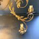 Pair of Golden Florentine Wall Lights 1950s 1960s Hollywood Regency 7 Lights