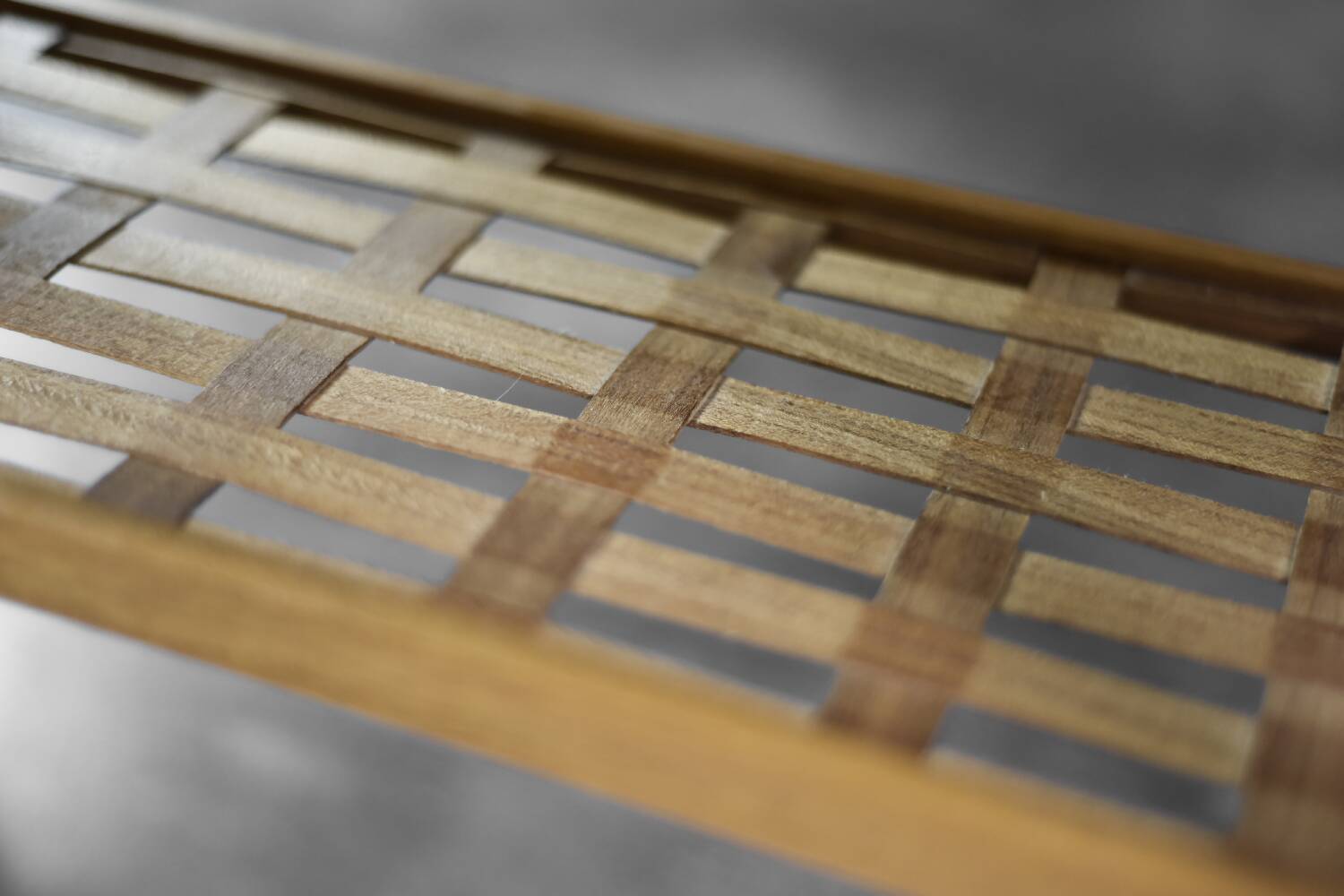 Cherry wood coffee table with shelf Vintage Mid-Century Modern Scandinavian