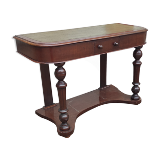 Console/bureau/dessous cuir/19 ème siècle